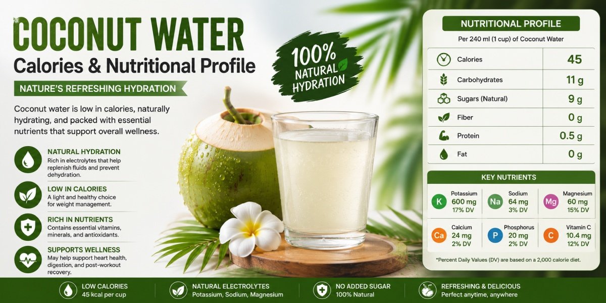 Coconut Water Calories & Nutritional Profile
