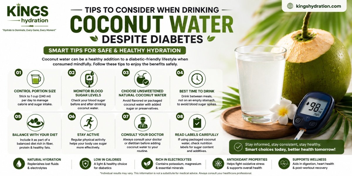 Tips to Consider when Drinking Coconut Water despite Diabetes