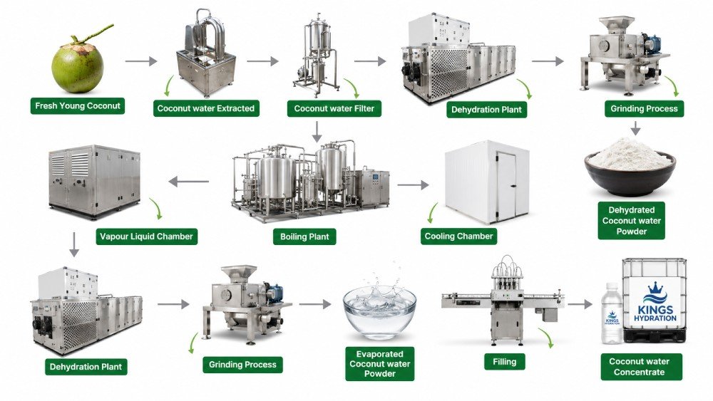 Coconut Water Concentrate Manufacturing Process