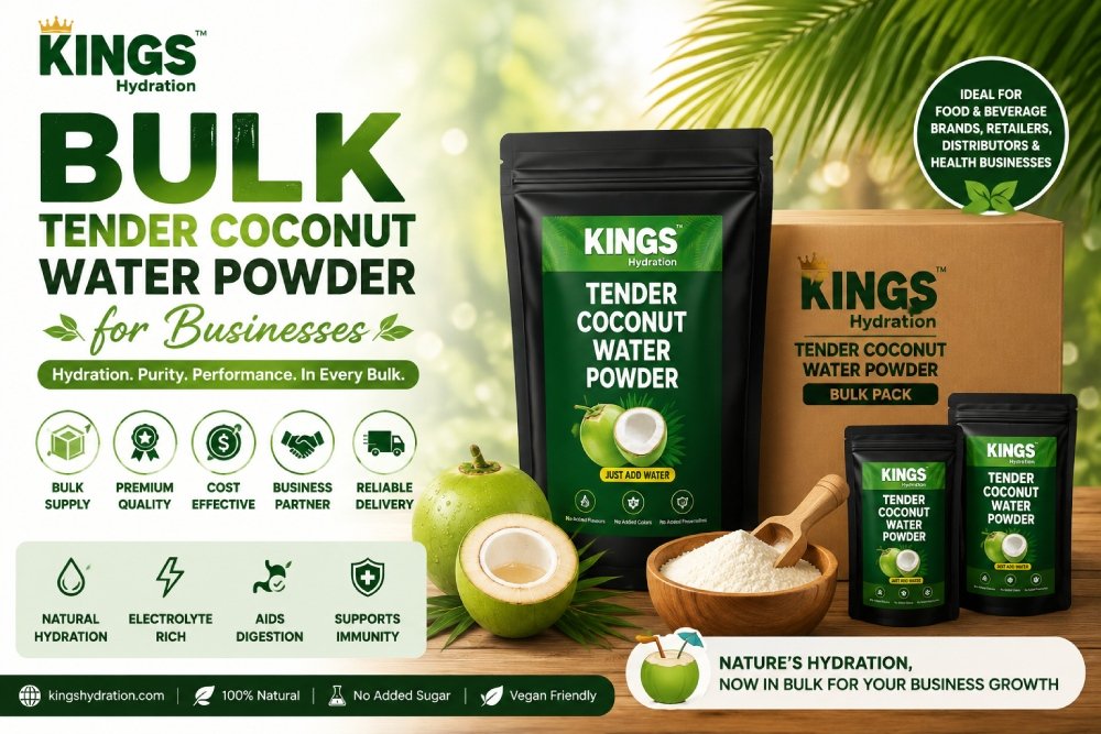 Bulk Tender Coconut Water Powder for Businesses