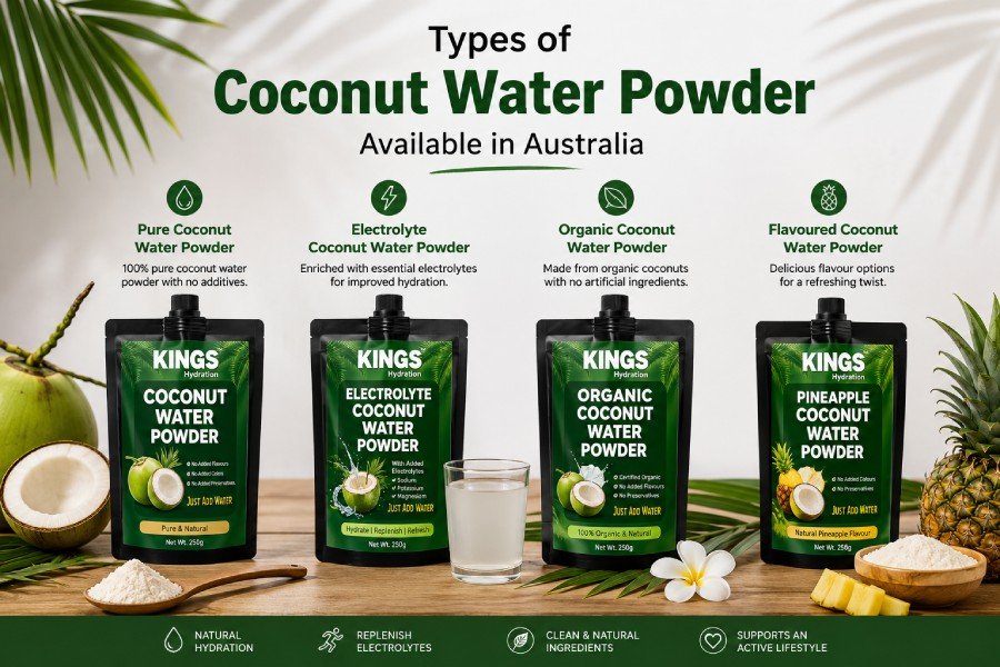 Types of Coconut Water Powder Available in Australia